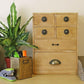 Wooden 6 Drawer Desktop Storage Cabinet Trinkets Drawers 41cm