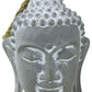 Grey Buddha Head Door Stop Stopper Ornament 18cm - Home Inspired Gifts