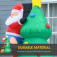 1.8m Inflatable LED Christmas Tree  with Santa Claus & Dog Decoration