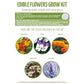 Children's Grow Your Own Edible Flowers - Seed Gift Kit Flower Garden