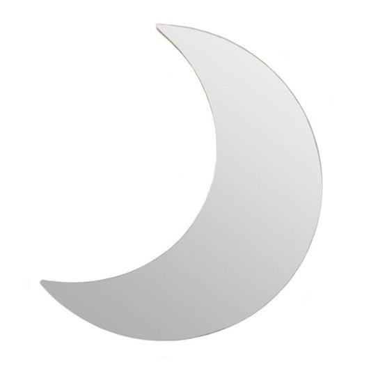 Crescent Moon Shaped Wall Mirror Statement Decor