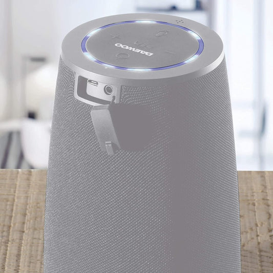 Daewoo Voice Assistant Bluetooth Speaker 5W Audio Portable - Grey
