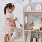 Large Kids Wooden Doll House with Stable 14 Accessories Role Play Toy