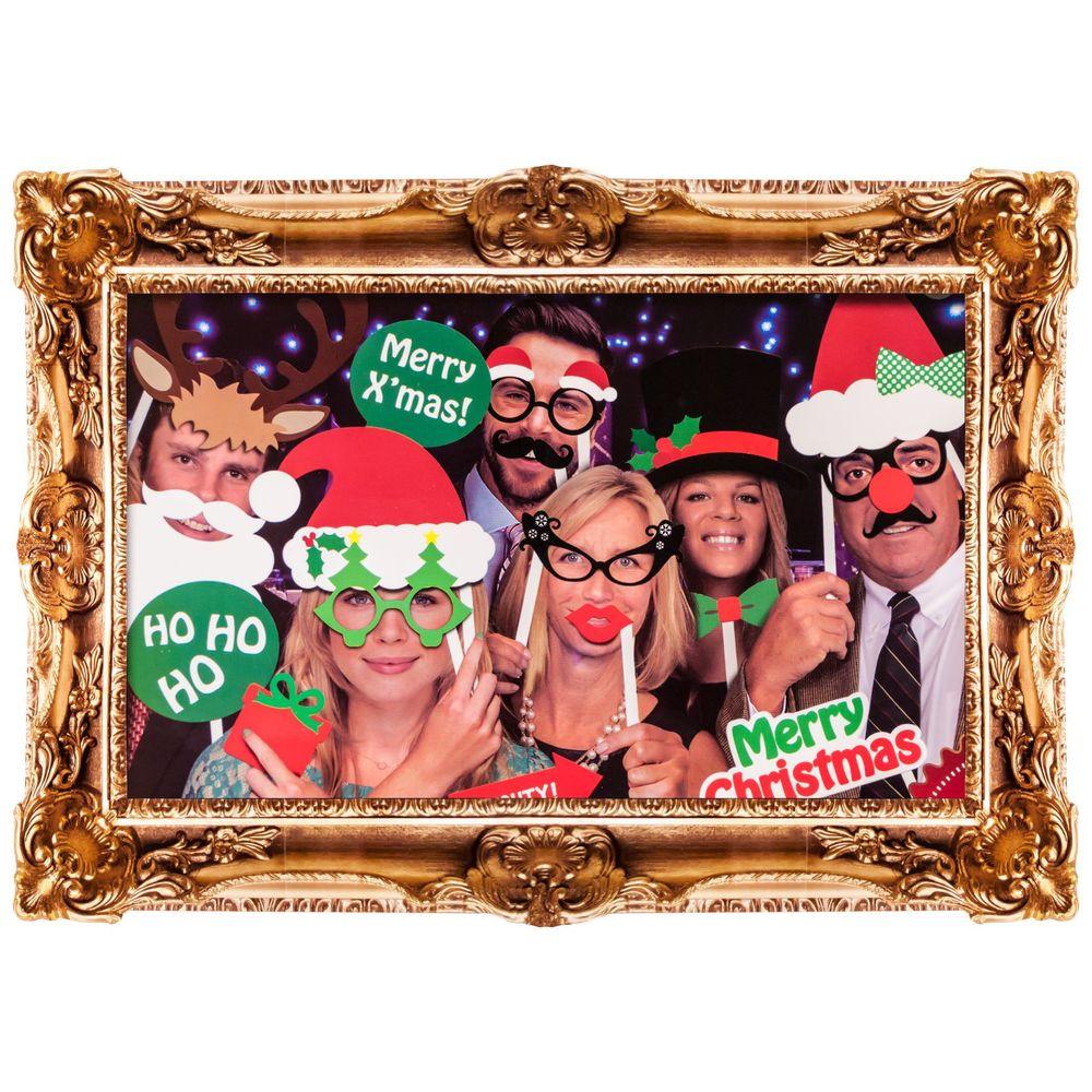 Christmas Party Fun Photobooth Props Selfie Frame